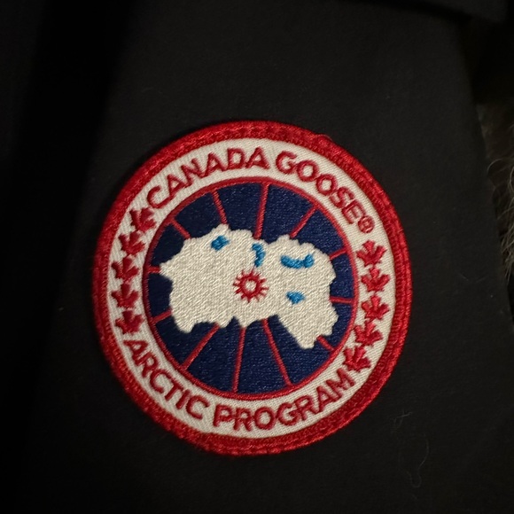 Canada Goose Trillium Down Parka Coat - Navy Blue Size Large - Picture 9 of 9